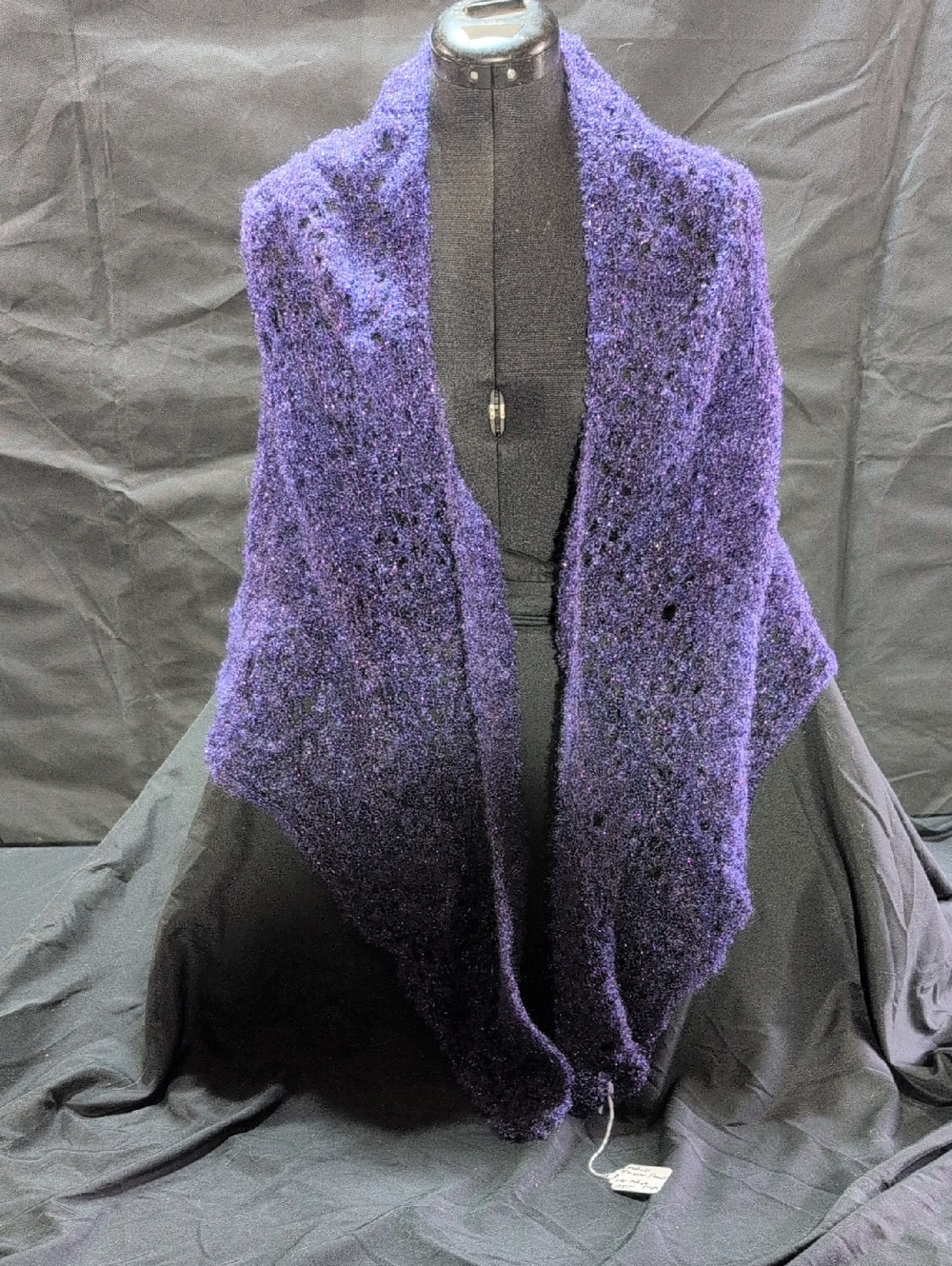 Medium Length Triangle Mohair Shawl